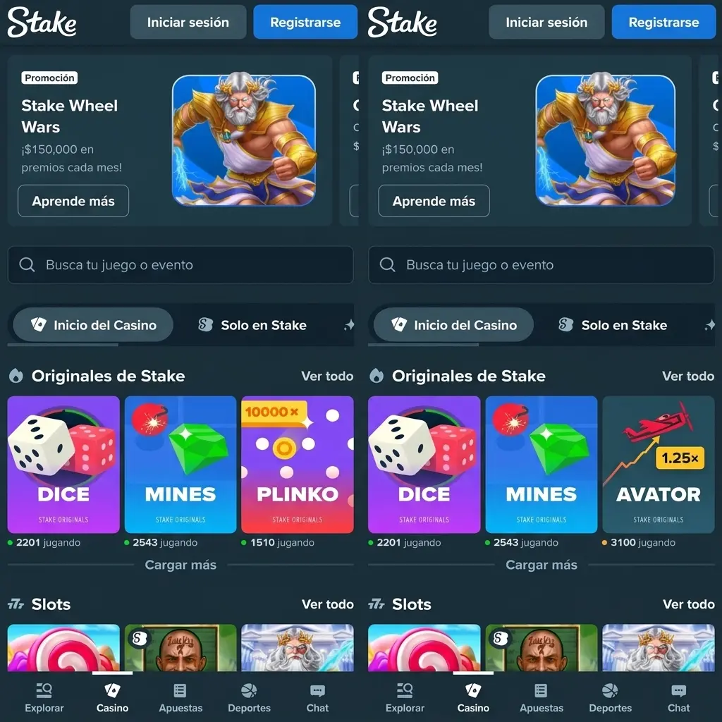 Bonos de bienvenida en Stake.com para jugadores de Chile que juegan Aviator con premios semanales