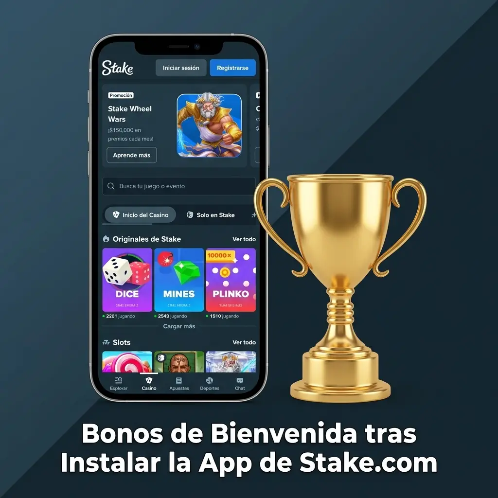 Bonos de bienvenida en la app de Stake.com: sorteos, carreras diarias y promociones para jugadores en Chile