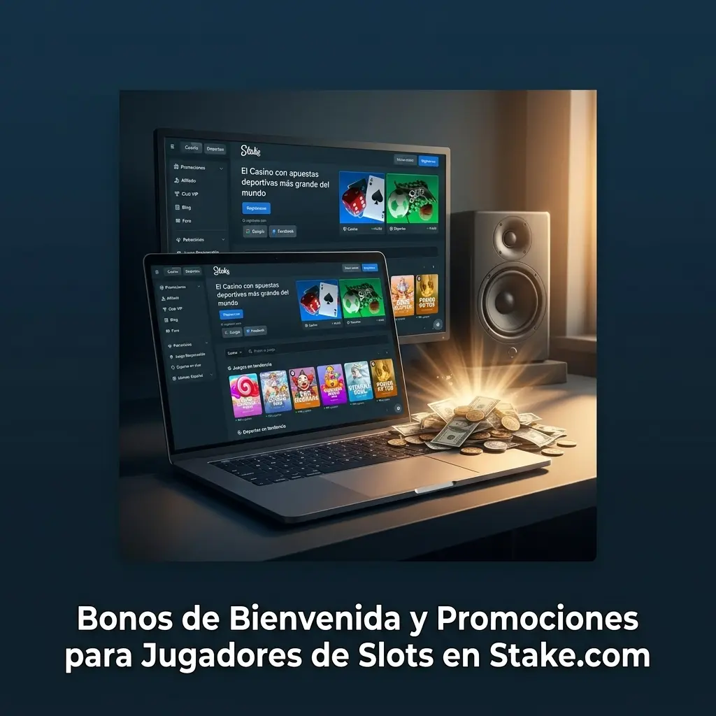 Bonos de bienvenida y promociones para jugadores de slots en Stake.com con sorteos y recompensas VIP