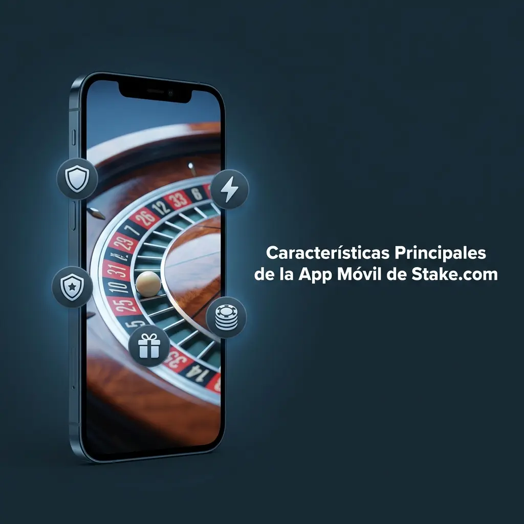 App móvil Stake.com: casino, apuestas deportivas, cripto y promociones en iOS con seguridad 2FA y soporte 24/7