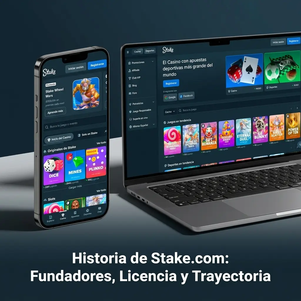 Historia de Stake.com: fundadores Ed Craven y Bijan Tehrani, licencia Curaçao y trayectoria global