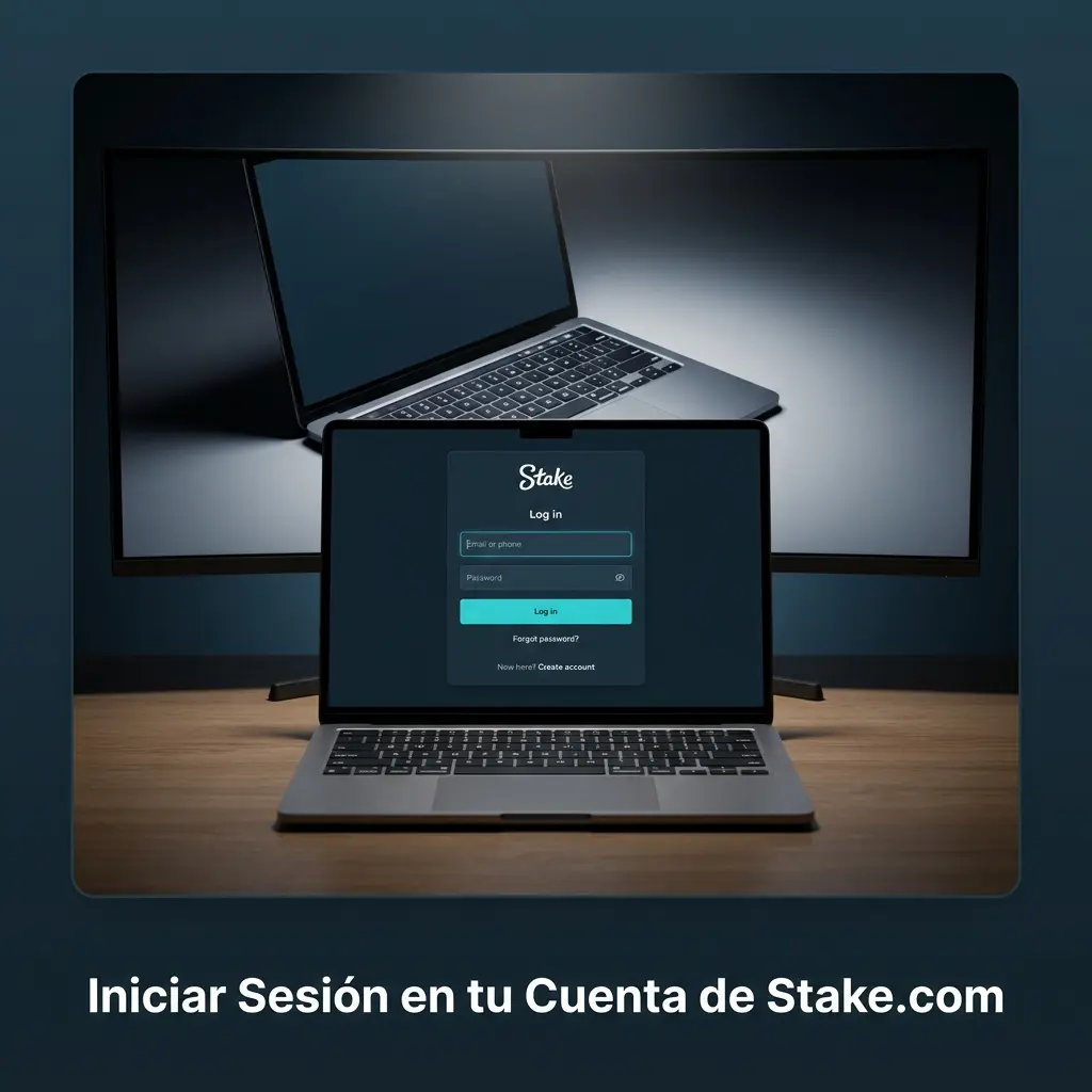 Pasos para iniciar sesión en Stake.com con correo electrónico y contraseña en la página oficial