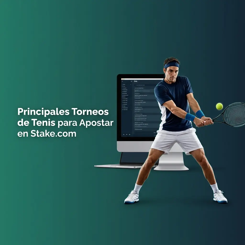 Principales torneos de tenis para apostar en Stake.com: Grand Slams, ATP Finals y Masters 1000
