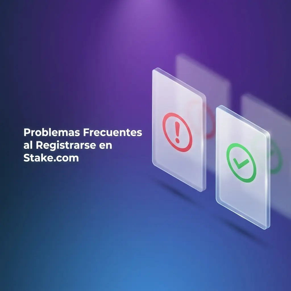 Solución a problemas frecuentes al registrarse en Stake.com: correo, usuario, errores y bloqueos