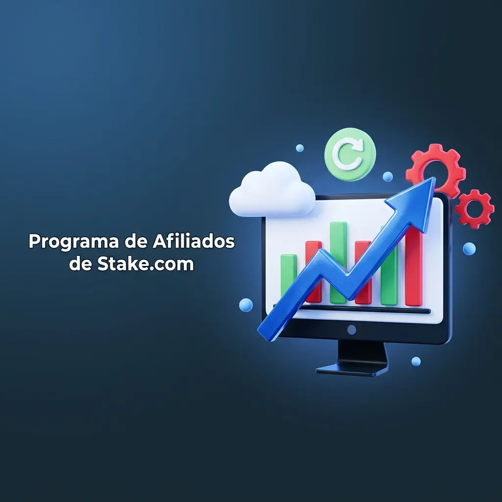 Programa de afiliados Stake.com: comisiones en cripto, revenue share y estadísticas en tiempo real