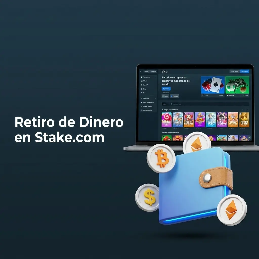 Retiro de dinero en Stake.com Chile: pasos para solicitar ganancias desde la billetera de tu cuenta