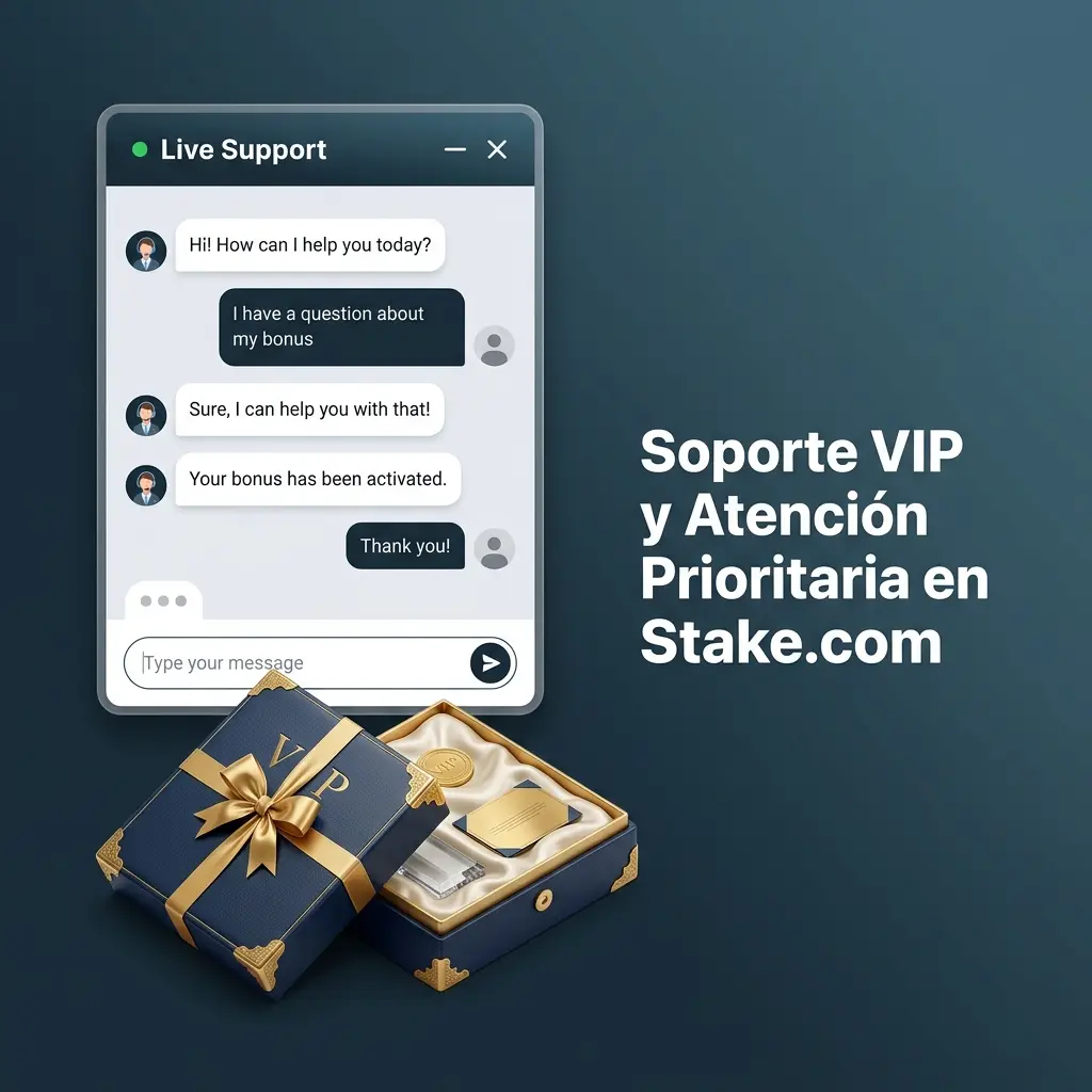Soporte VIP en Stake.com: atención prioritaria, gestor personal y tiempos de respuesta reducidos para jugadores VIP