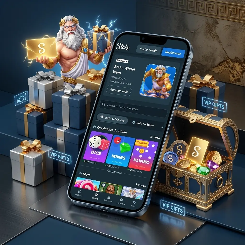 Bonos móviles en Stake.com para jugadores de casino y apuestas deportivas en Chile