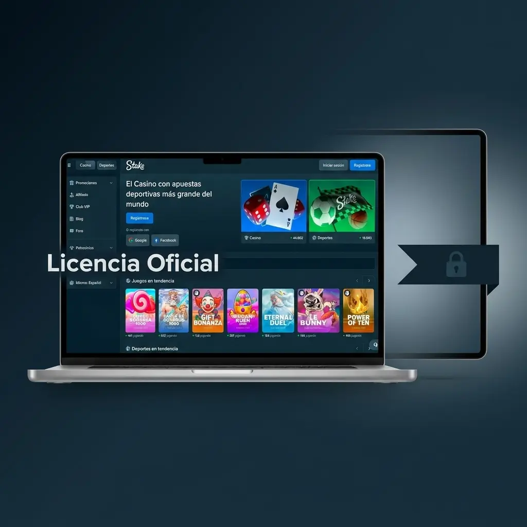 Licencia oficial de Stake.com emitida por Curaçao eGaming número 8048/JAZ, válida para jugadores en Chile