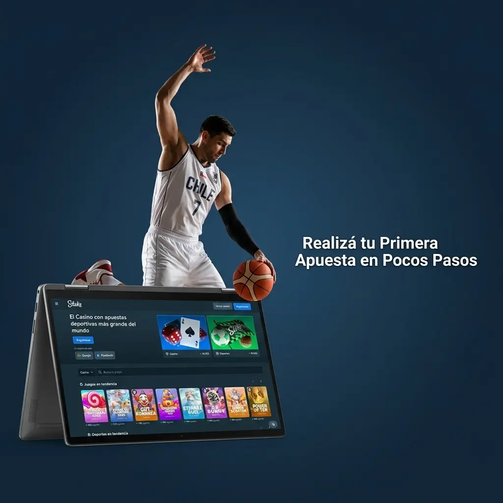 Guía paso a paso para realizar tu primera apuesta en Stake.com desde Chile con criptomonedas