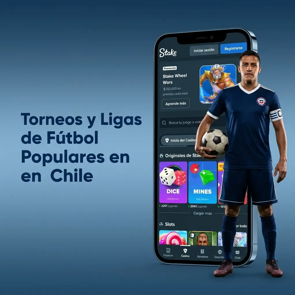 Torneos y ligas de fútbol populares en Chile disponibles para apuestas en Stake.com