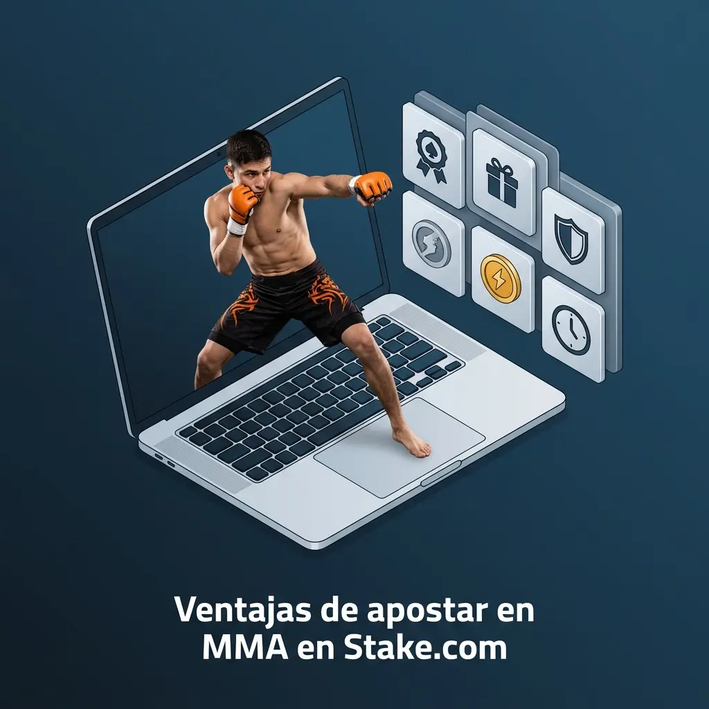 Ventajas de apostar en MMA en Stake.com: cuotas, mercados y criptomonedas para usuarios en Chile