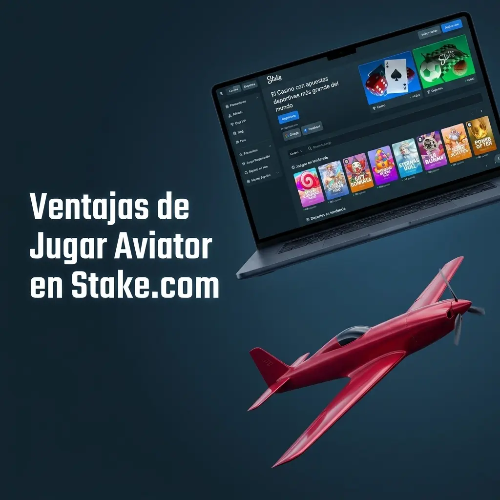 Ventajas de jugar Aviator en Stake.com: RTP 97%, Provably Fair, modo demo y cripto sin demoras